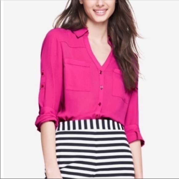 Express portofino button down blouse‎ - Picture 1 of 12